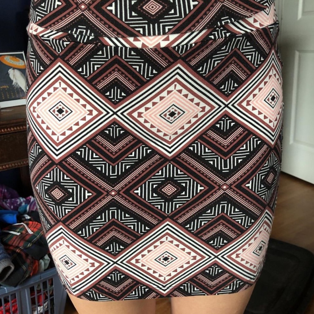Printed miniskirt
